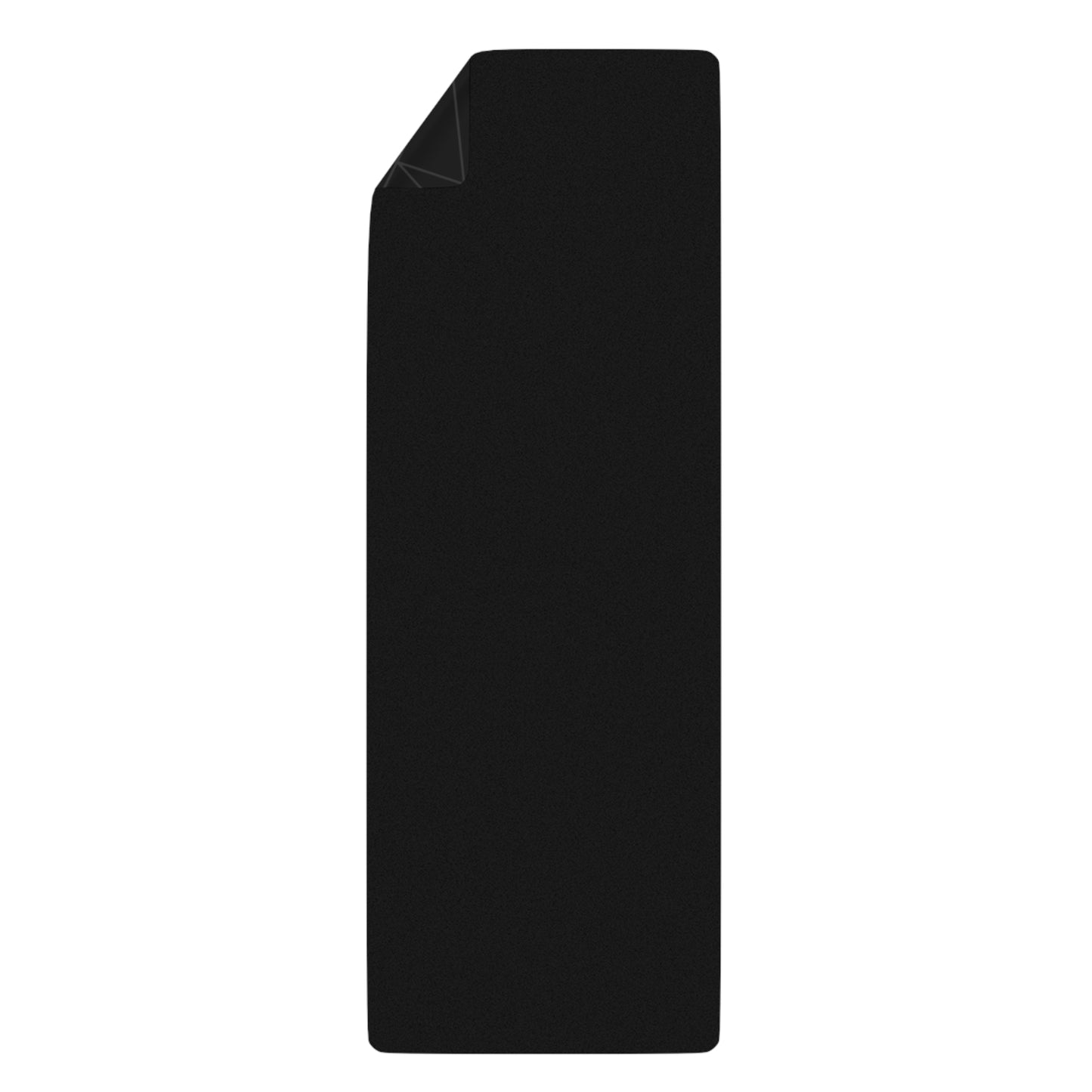 Rubber Yoga Mat – Eco‑Friendly, Non‑Slip (5 mm) | Black Petrol with Geometric Alignment