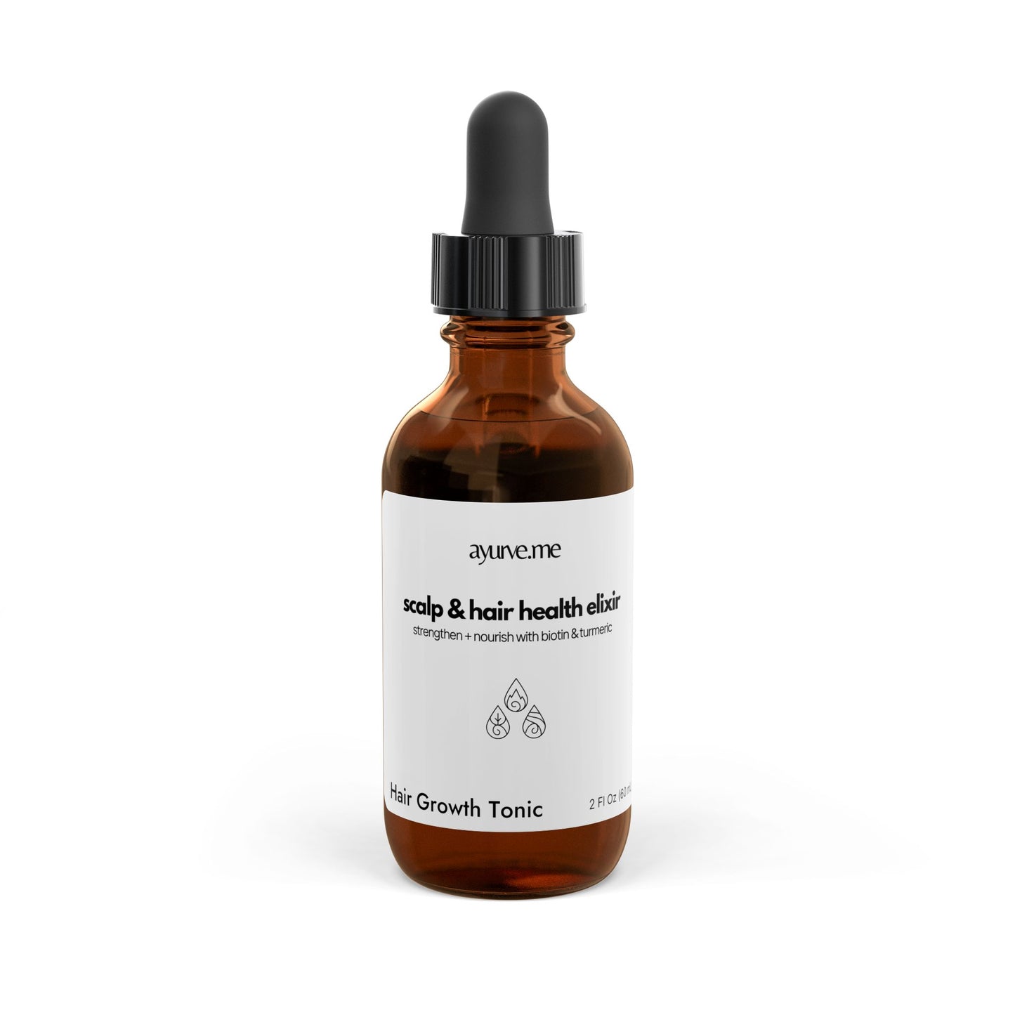 Hair Growth Tonic | Scalp Elixir with Biotin, Turmeric & Caffeine