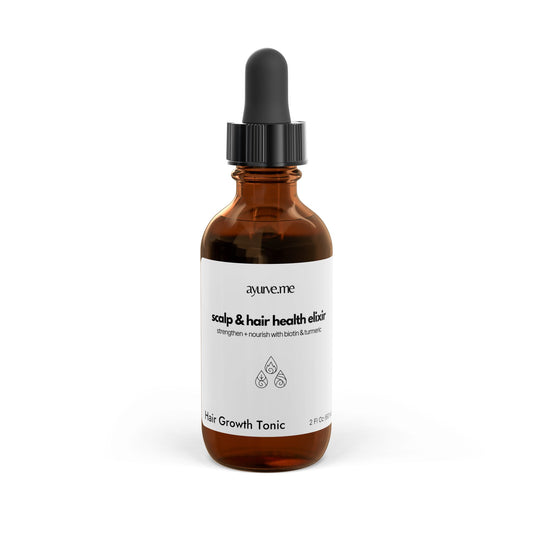 Hair Growth Tonic | Scalp Elixir with Biotin, Turmeric & Caffeine