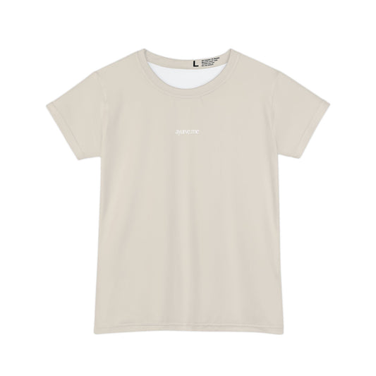 Mindful Moment Tee | Lightweight Neutral Shirt for Women - Sand Beige