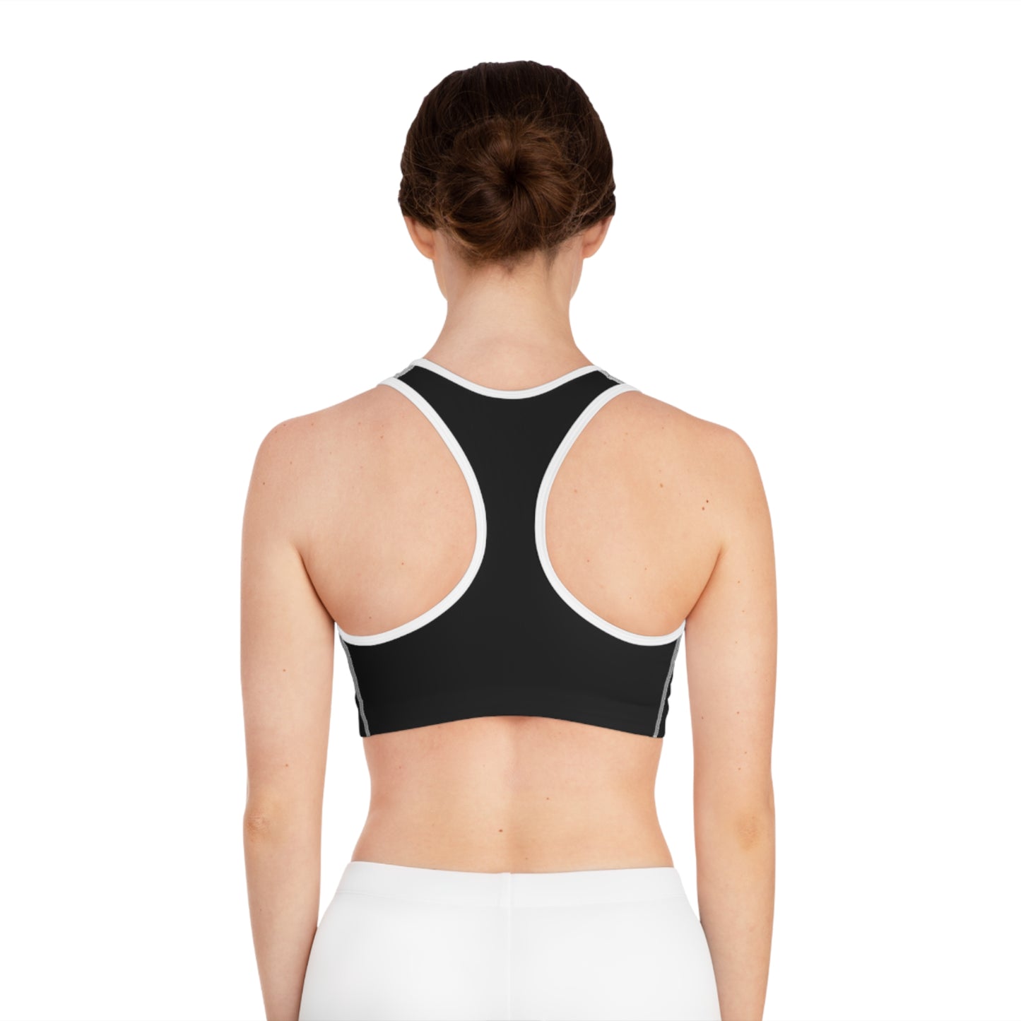 Sujetador deportivo de yoga | Ropa deportiva ayurvédica transpirable y con sujeción - Negro