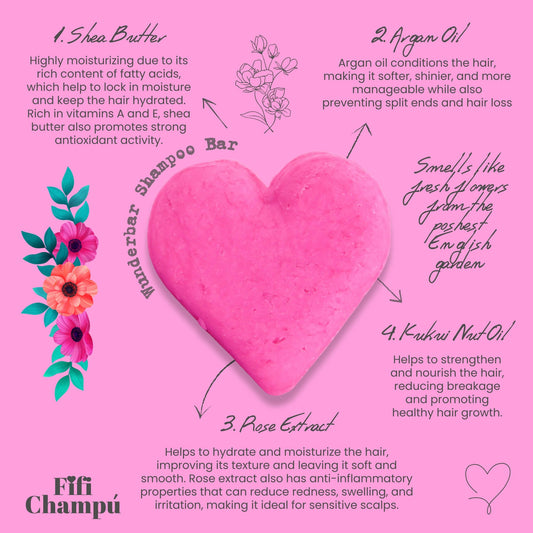 Wunderbar Shampoo Bar: Hydrating, Shine-Boosting Care for Fine to Normal Hair