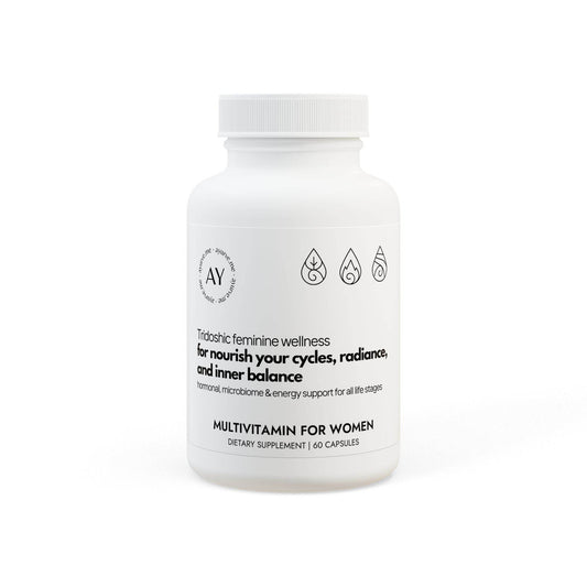 Woman Multivitamin | Hormonal, Microbiome & Energy Support (60 Capsules) - ayurve.me