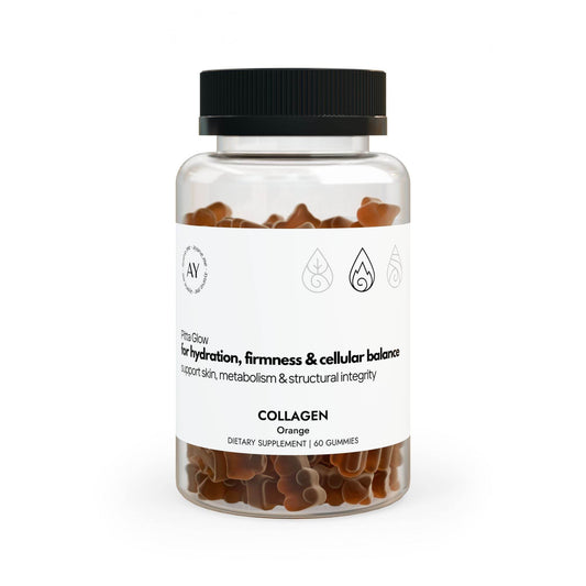 Collagen Gummies | Hydration, Firmness & Cellular Balance - (60 Gummies) - ayurve.me