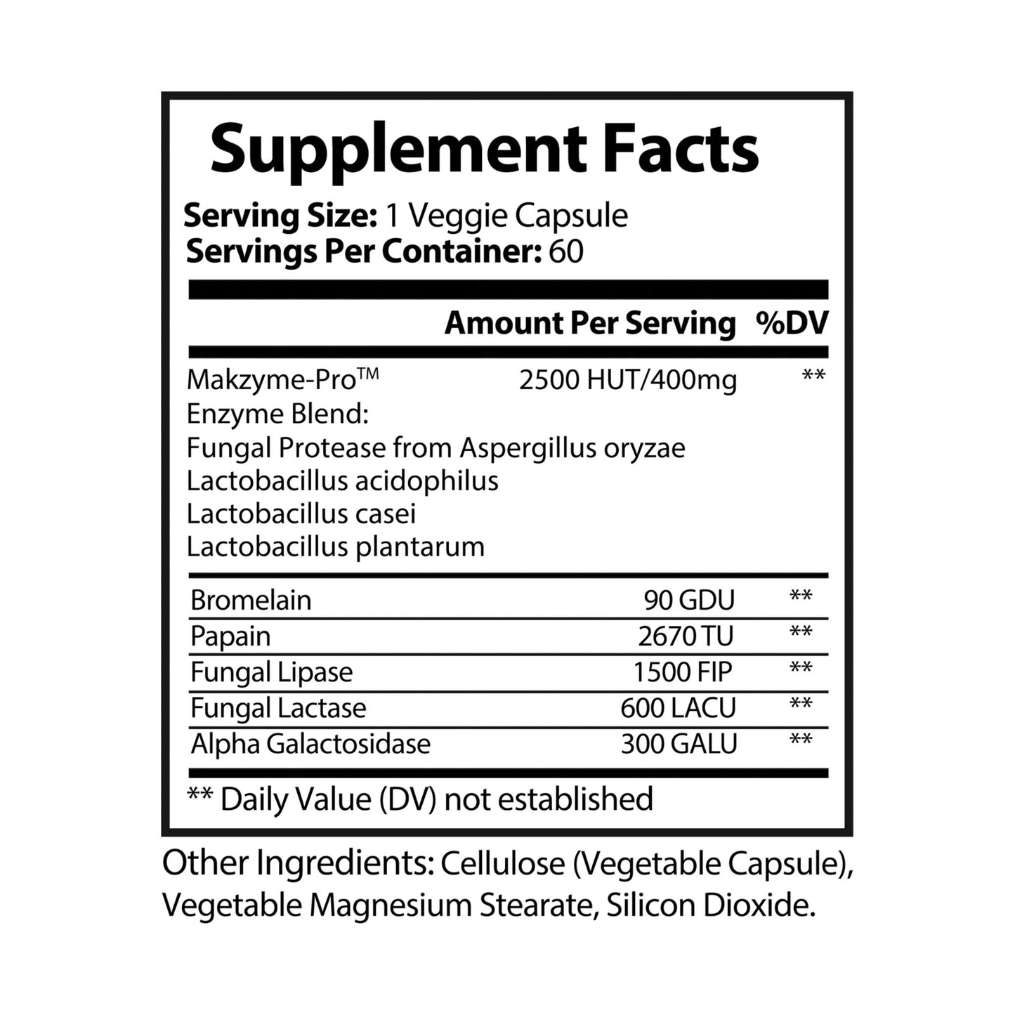 Agni Support | Makzyme-Pro™ Enzymes Complex + Probiotics for Bloating & Gut Harmony