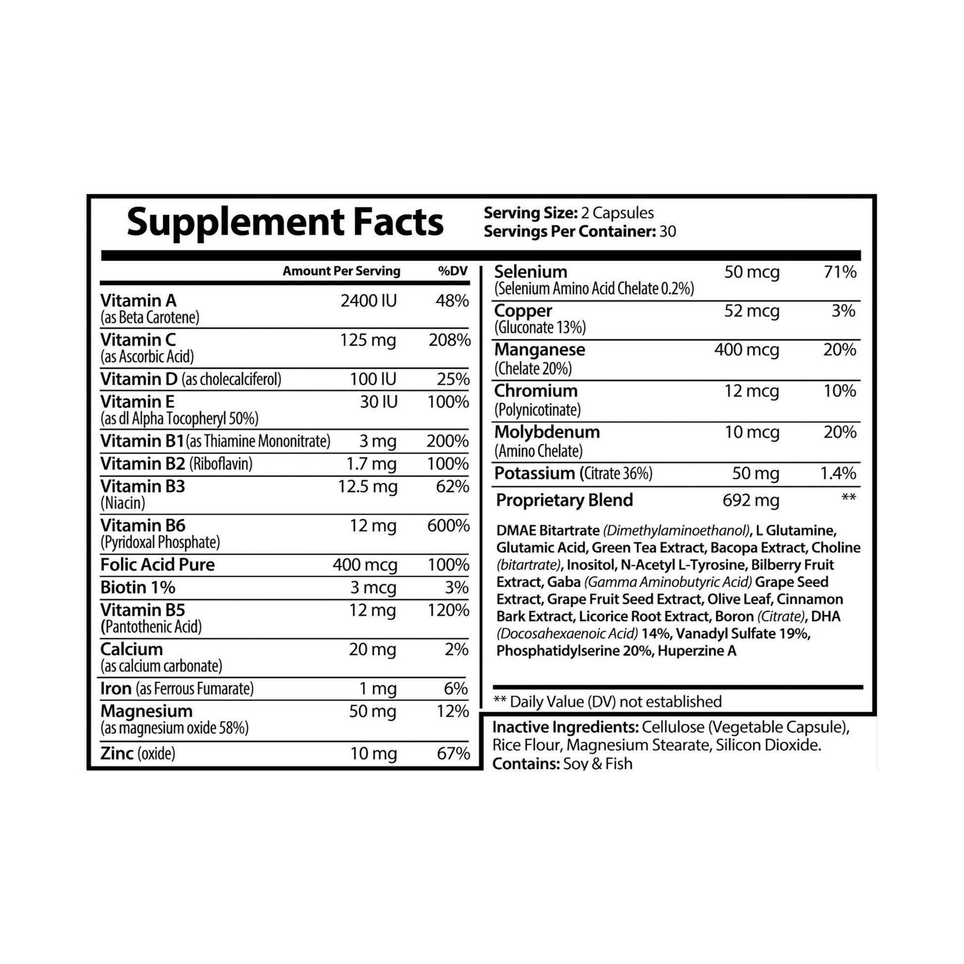 Brain Support Complex | Supplement (60 Capsules) - ayurve.me