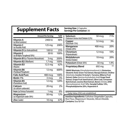 Brain Support Complex | Supplement (60 Capsules) - ayurve.me