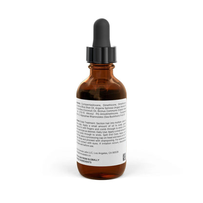 Hair Oil | Scalp & Hair Nourishment with Argan, Castor & Sea Buckthorn - ayurve.me