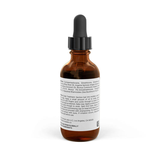 Hair Oil | Scalp & Hair Nourishment with Argan, Castor & Sea Buckthorn - ayurve.me