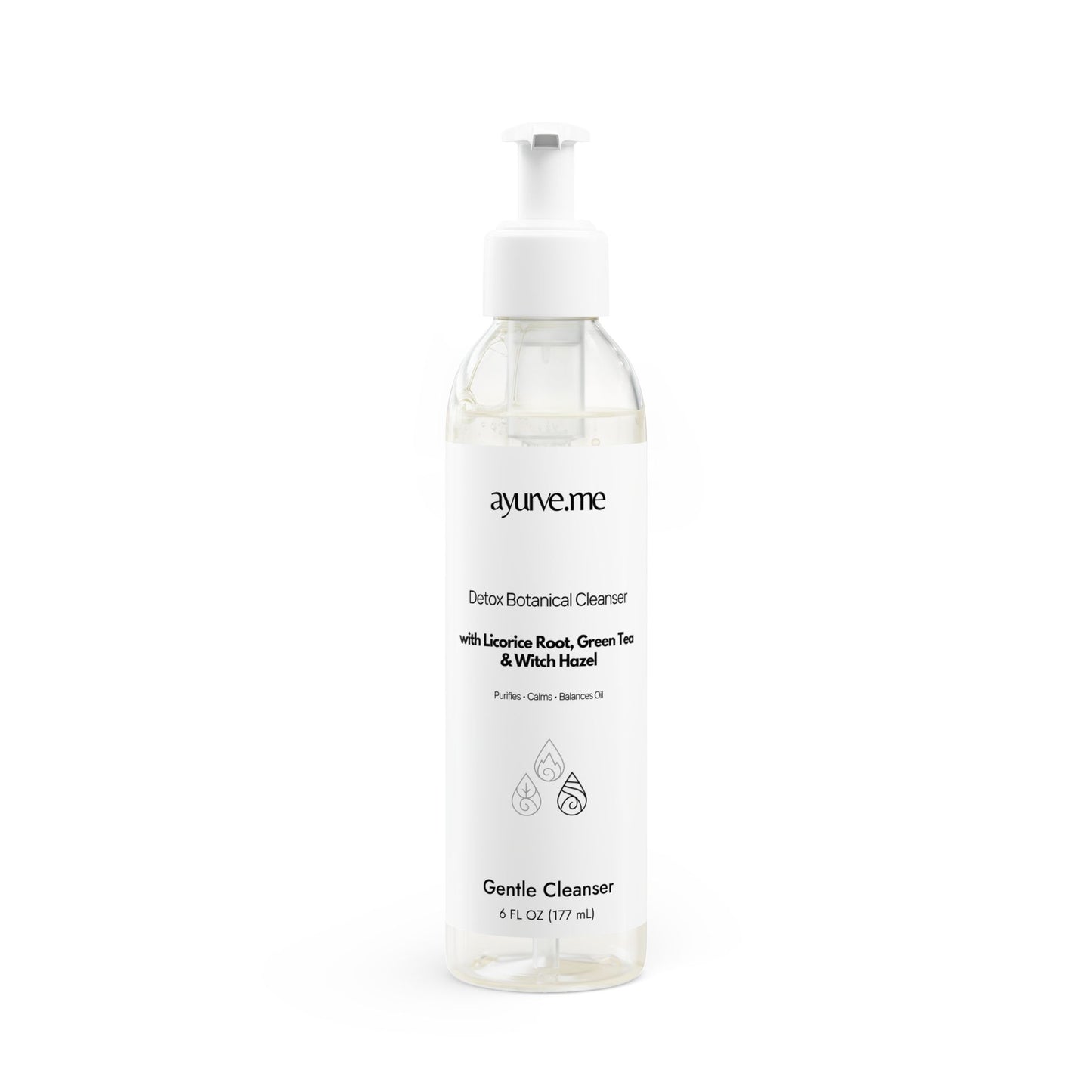 Detox Botanical Cleanser | Ayurvedic Purifying Gel for Oily, Sensitive & Acne-Prone Skin