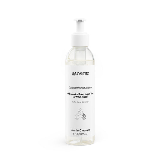 Detox Botanical Cleanser | Ayurvedic Purifying Gel for Oily, Sensitive & Acne-Prone Skin