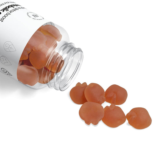Detox Boost Gummies | Apple Cider Vinegar, Beet, Pomegranate, B12 & Folate | 60 Gummies - ayurve.me